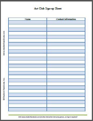 printable sign  sheet template master template