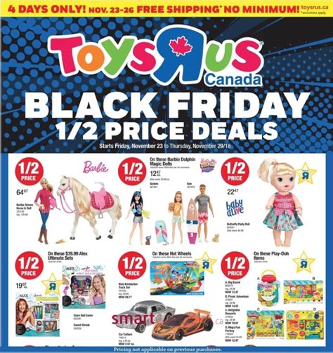 toys r us canada black friday 2018 flyer deals released hot canada deals hot canada deals