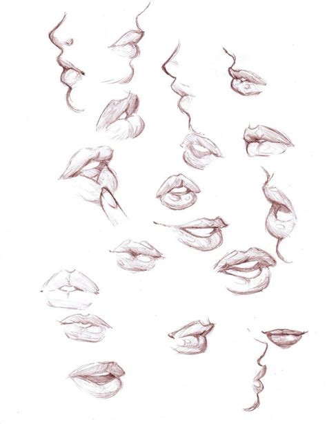lips drawing reference  sketches  artists