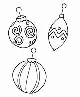 Coloring Ornament Pages Christmas Printable Ornaments Sheet Decorations Tree Template Sheets Print Choose Board sketch template