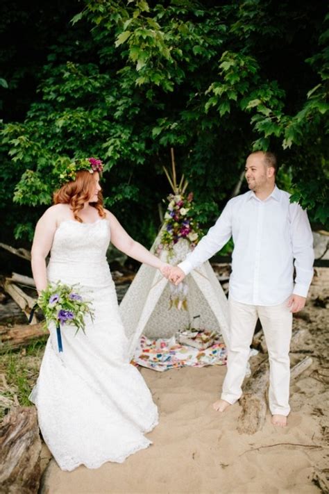 Intimate And Colorful Boho Beach Wedding Inspiration Weddingomania