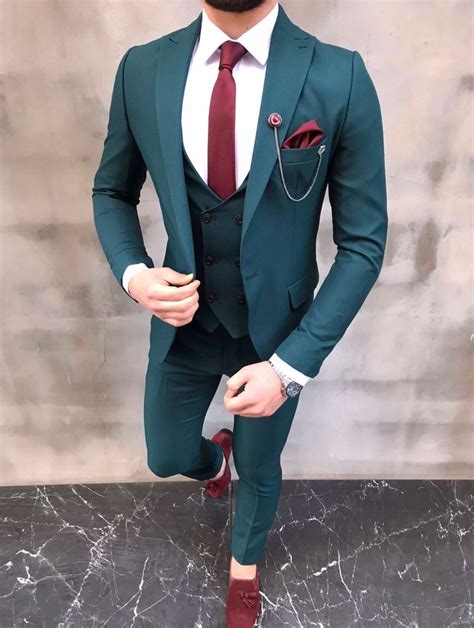 latest coat pant designs men suit slim fit  piecejacketpantvest tuxedo groom style suits