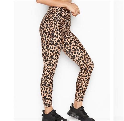 victoria s secret leopard print leggings on mercari leopard print