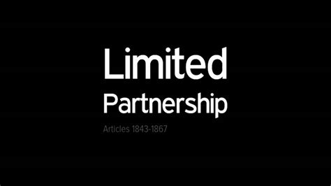 limited partnership youtube