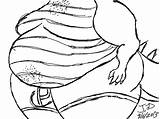 Fat Belly Doodle Weasyl sketch template