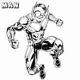 Ant Superhero sketch template