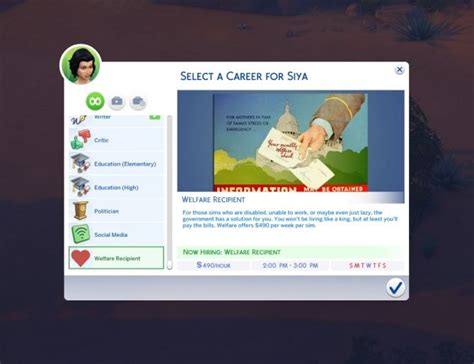 welfare for sims by spintherism at mod the sims sims 4 updates sims 4 cc careers sims 4