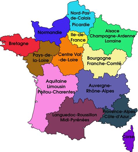 point sur les nouvelles regions francaises learn french dedans
