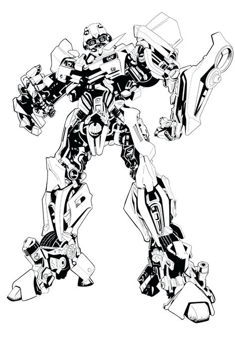 bumblebee transformer coloring page  getdrawings