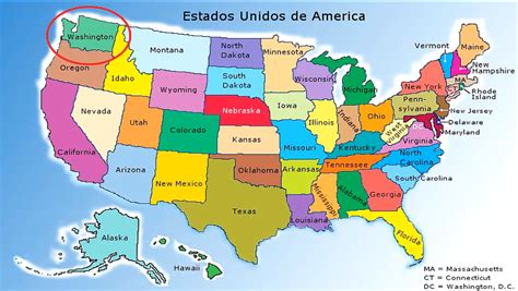 mapa dos estados unidos mapa pol tico estados e capitais para colorir