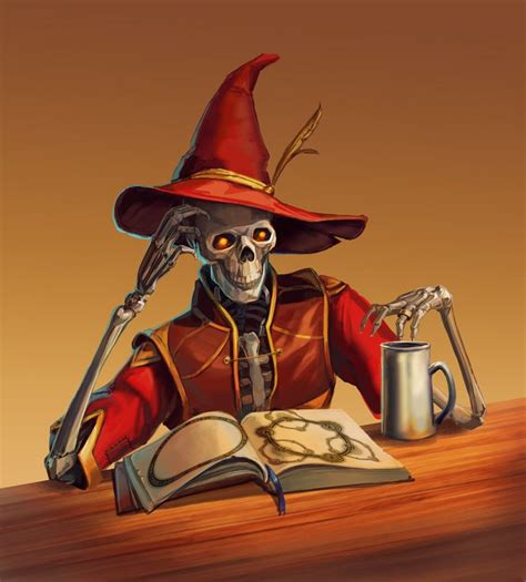 Skeleton Wizard By Thegryph Dungeons And Dragons