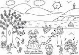 Kleurplaat Lente Kinderen Droomvallei Zingen Angelique Laat Achter Droomvalleiuitgeverij sketch template