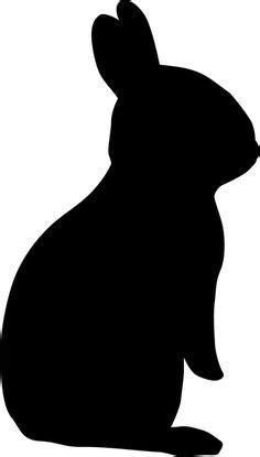 cute bunny clipart silhouette   cliparts  images