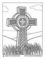 Coloring Pages Celtic St Cross Adult Patrick Crosses Books Catholic Mandalas Printable Designs Choose Board sketch template