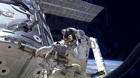 russian cosmonauts perform record breaking spacewalk video — rt world