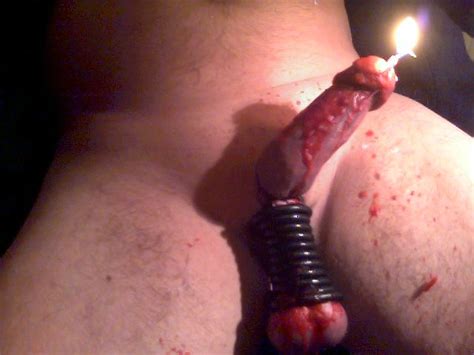 hot wax n candle cock and ball torture and femdom motherless