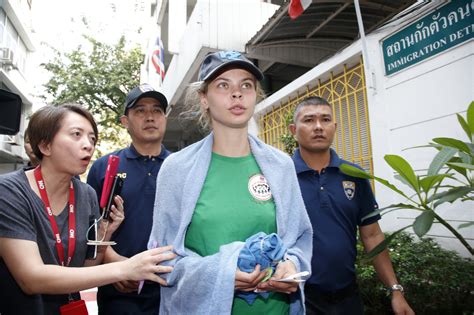 thailand deports sex seminar belarusian model who claimed to have evidence of trump secrets