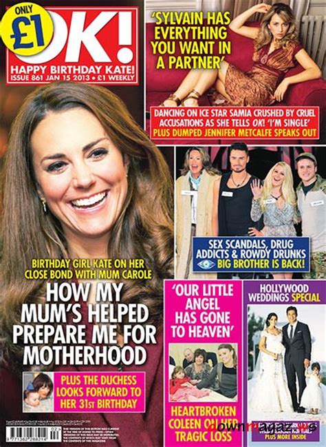 ok first for celebrity news n 861 january 15 2013 download pdf magazines magazines