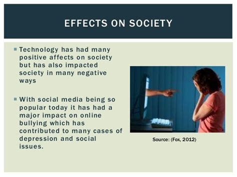 technologys impact  society