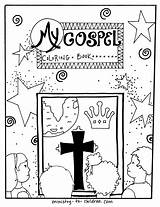 Following Sunday Bible Sundayschool sketch template