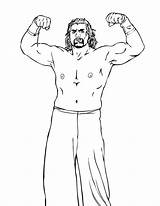Wwe Printable Wrestlers sketch template