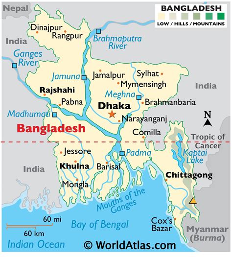 bangladesh facts capital city currency flag language landforms