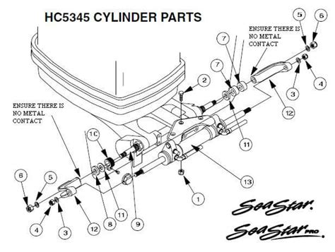 baystar hydraulic steering parts