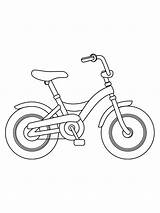 Bicycle sketch template