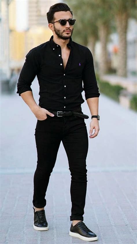 fantastic ootd mens outfit ideas   cool appearance black outfit men ootd men