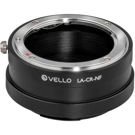 vello lens mount adapter  nikon  mount lens   la cr nf