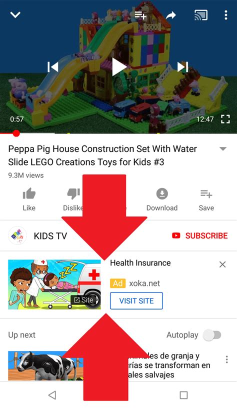 kids youtube ad      video  click assholedesign