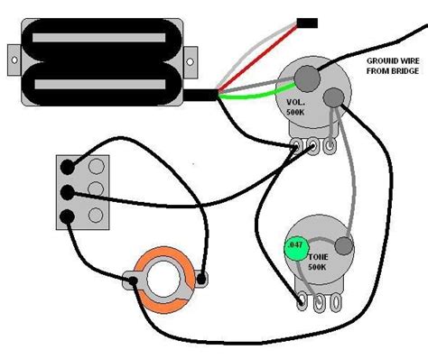 wiring diagram dimebucker  volume  tone
