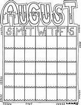 Calendar Pages Coloring Printable Calendars Monthly Doodle Alley Month Printables Adult Binder Injections Immunotherapy Track August Keep Using These Will sketch template