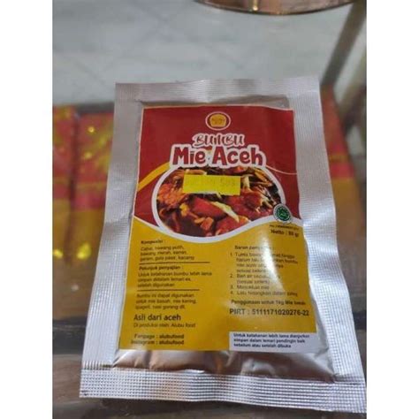 Jual Bumbu Mie Aceh Original Di Seller Aceh Store Peunayong Kota