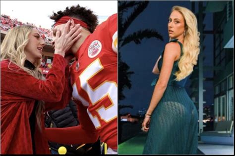 Patrick Mahomes Drops Thirst Traps Photos Of His Wife Brittany In See