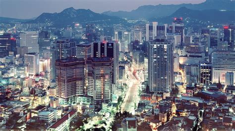 resolution aerial photography  cityscape seoul south