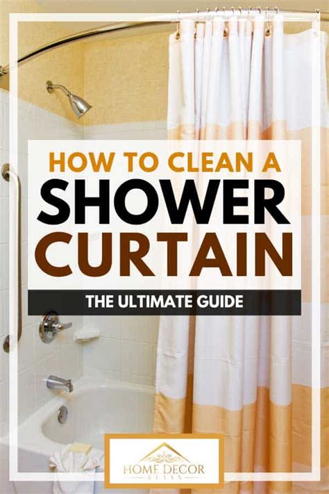 clean  shower curtain  ultimate guide home decor bliss