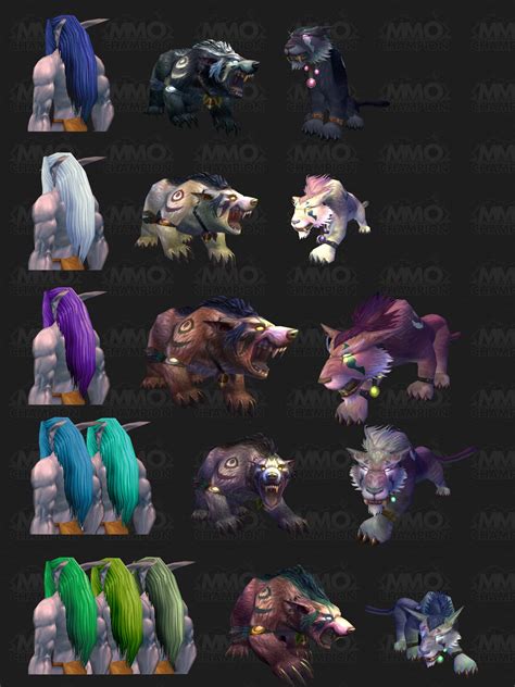 New Druid Forms Color Charts Psynister S Notebook