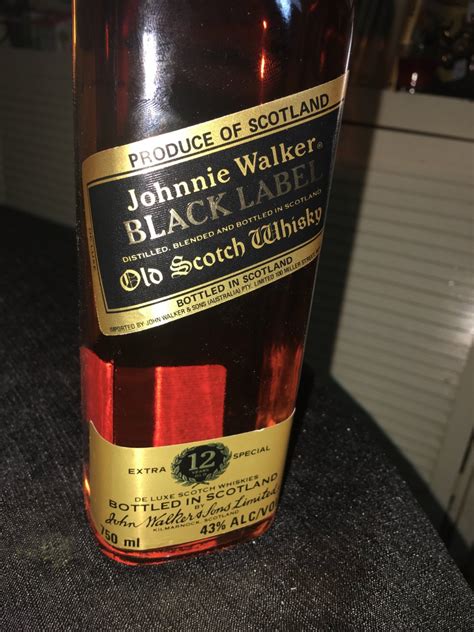 johnnie walker extra special black label boxed drinks planet
