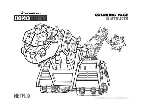 printable dinotrux coloring pages coloring pages truck coloring