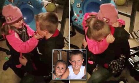 brother and sister share a heartwarming moment after she surprised him with an unexpected t