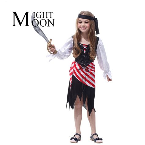 moonight halloween children child dress  pirates costume role