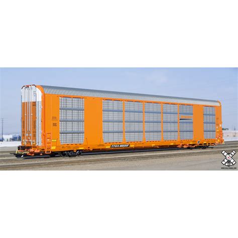 Scale Trains Ho Rivet Counter Gunderson Multi Max Autorack Bnsf Orange