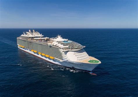 worlds biggest cruise ship  worldwide debut  spain gcaptain