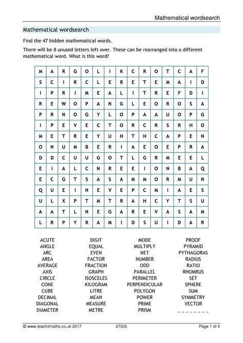 math word search puzzles printable printable templates