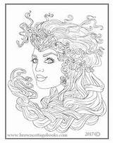 Maiden Crowned Mythical sketch template