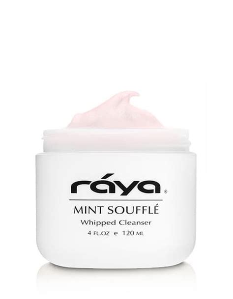raya mint soufflac facial cleanser  oz  ph balanced face wash