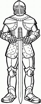 Coloring Pages Knight Printable Kids Knights Armor Canterbury Tales God Castles Dy3 Silence Popular Medieval Coloringhome sketch template