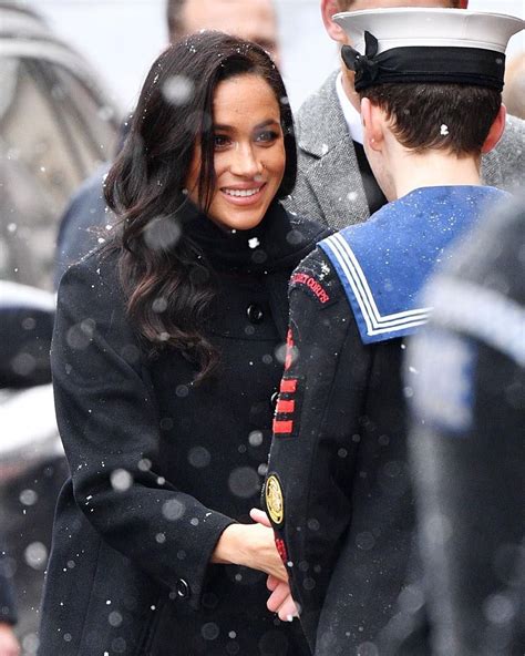 Meghan Markle And Prince Harry Brave The Bristol Snow 🌨