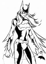 Batgirl Gotham Coloringtop Gurl sketch template